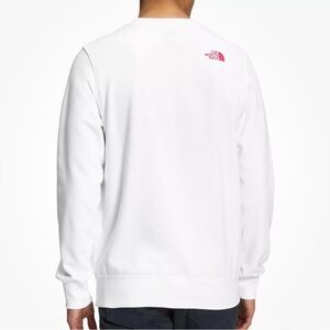 The North Face Men's Injection Fleece Crew Sweatshirt White Size XL Like New